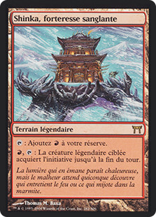 Shinka, the Bloodsoaked Keep | Champions of Kamigawa - French