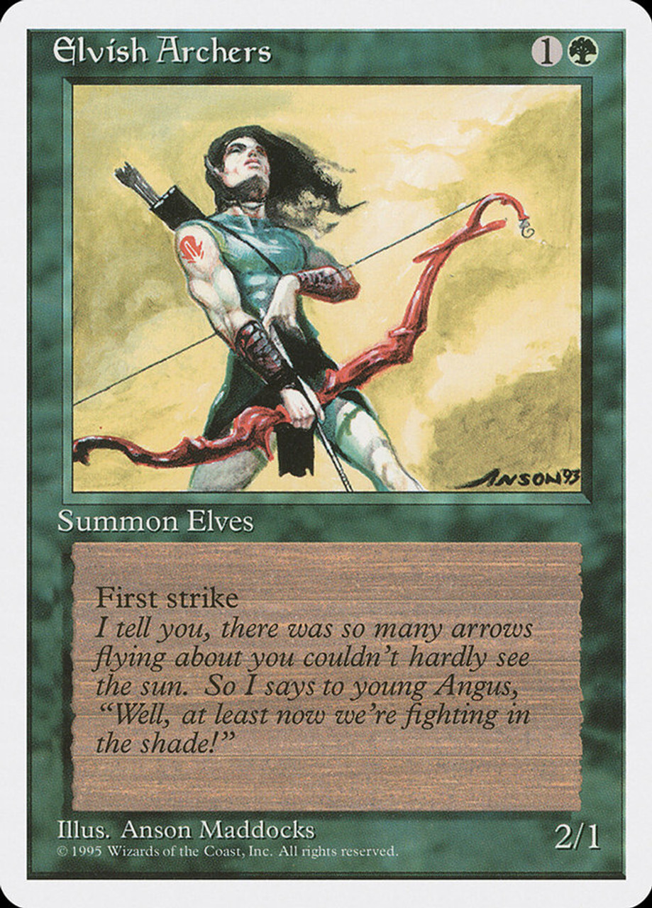 Elvish Archers | 4th Edition - Alternate | Star City Games