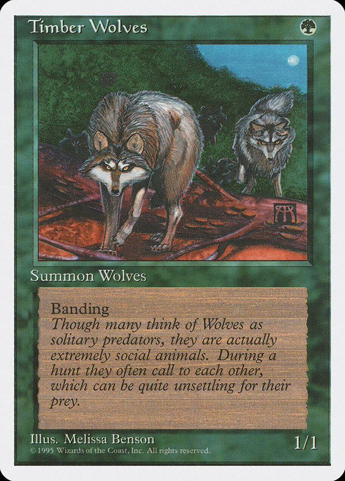 マジック：ザ・ギャザリング MTG Timber Wolves 30th timber_32624_a.jpg?auto=format