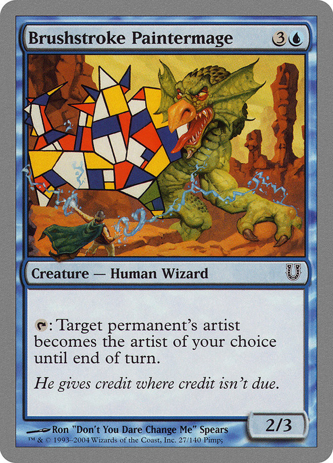 mtg card back pen stroke Scattering [Lorwyn] Original Magic the Gathering card