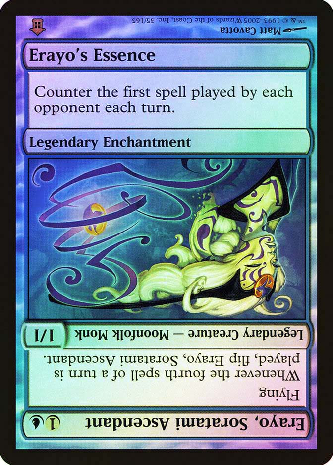 Erayo, Soratami Ascendant 3枚セット　mtg Erayo, Soratami Ascendant // Erayo's Essence | Saviors of Kamigawa