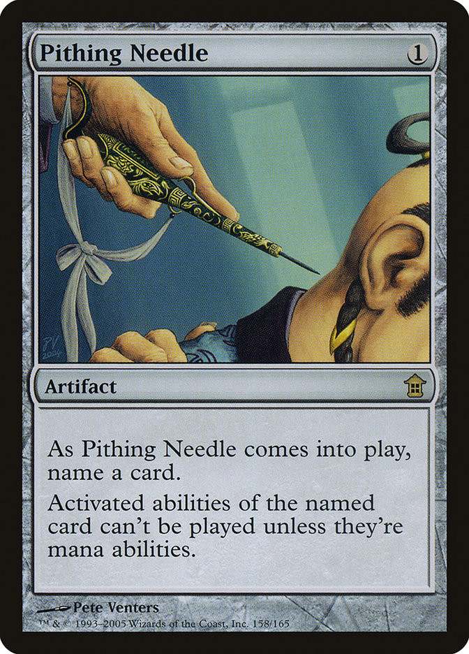 Pithing Needle | Saviors of Kamigawa | Star City Games