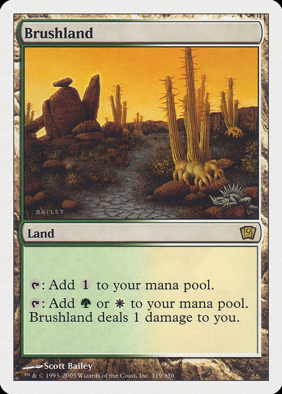 低木林地/Brushland  9ED英語foil Brushland | 9th Edition | Star City Games