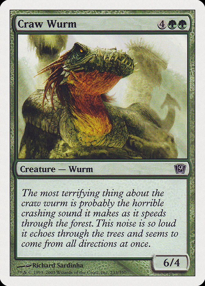Craw Wurm | 9th Edition | Star City Games