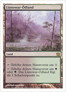 Llanowar Wastes | 9th Edition - German | Star City Games