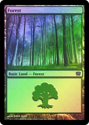 Forest (#350)\n9th Edition\nSingle\nMagic The Gathering