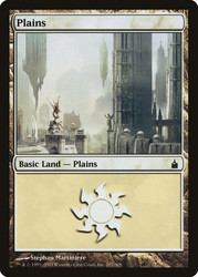 Plains (#287)\nRavnica: City of Guilds\nSingle\nMagic The Gathering