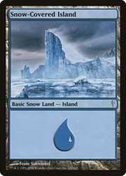 Snow-Covered Island\nColdsnap\nSingle\nMagic The Gathering