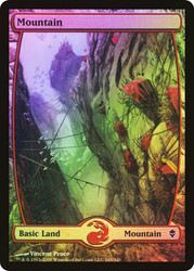 Mountain (#245) (Full Art)\nZendikar\nSingle\nMagic The Gathering