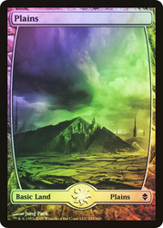 Plains (#231) (Full Art)\nZendikar\nSingle\nMagic The Gathering