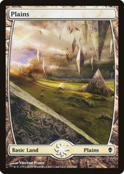 Plains (#233) (Full Art)\nZendikar\nSingle\nMagic The Gathering