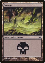 Swamp (#151)\nMirrodin Besieged\nSingle\nMagic The Gathering