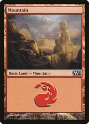 Mountain (#242)\nMagic 2012 Core Set\nSingle\nMagic The Gathering