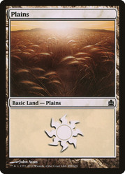 Plains (#299)\nCommander: 2011 Edition\nSingle\nMagic The Gathering