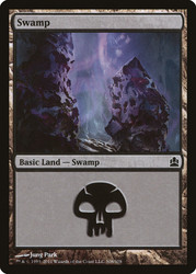 Swamp (#308)\nCommander: 2011 Edition\nSingle\nMagic The Gathering