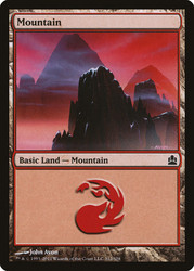 Mountain (#312)\nCommander: 2011 Edition\nSingle\nMagic The Gathering