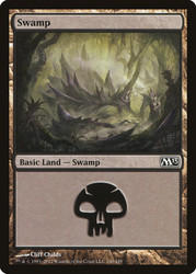 Swamp (#240)\nMagic 2013 Core Set\nSingle\nMagic The Gathering