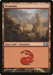Mountain (#242)\nMagic 2014 Core Set\nSingle\nMagic The Gathering