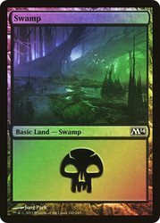 Swamp (#240)\nMagic 2014 Core Set\nSingle\nMagic The Gathering