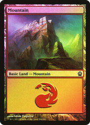 Mountain (#244)\nTheros\nSingle\nMagic The Gathering