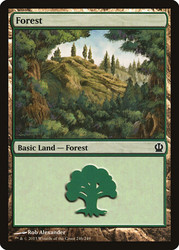 Forest (#246)\nTheros\nSingle\nMagic The Gathering