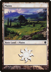Plains (#338)\nCommander: 2013 Edition\nSingle\nMagic The Gathering
