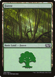 Forest (#266)\nMagic 2015 Core Set\nSingle\nMagic The Gathering