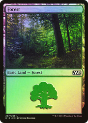 Forest (#267)\nMagic 2015 Core Set\nSingle\nMagic The Gathering