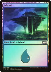 Island (#256)\nMagic 2015 Core Set\nSingle\nMagic The Gathering