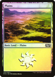 Plains (#253)\nMagic 2015 Core Set\nSingle\nMagic The Gathering