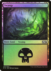 Swamp (#259)\nMagic 2015 Core Set\nSingle\nMagic The Gathering