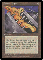 Black Vise (BB)
4th Edition BB - Portuguese
Single
Magic The Gathering