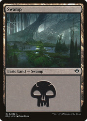 Swamp (#40)\nDuel Decks: Speed vs. Cunning\nSingle\nMagic The Gathering