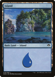 Island (#76)\nDuel Decks: Speed vs. Cunning\nSingle\nMagic The Gathering