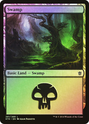 Swamp (#261)\nKhans of Tarkir\nSingle\nMagic The Gathering