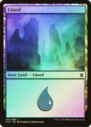 Island (#255)\nKhans of Tarkir\nSingle\nMagic The Gathering