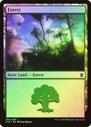 Forest (#266)\nKhans of Tarkir\nSingle\nMagic The Gathering