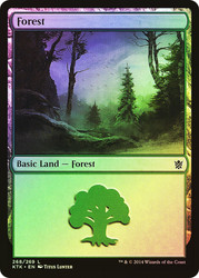 Forest (#268)\nKhans of Tarkir\nSingle\nMagic The Gathering