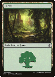 Forest (#269)\nKhans of Tarkir\nSingle\nMagic The Gathering
