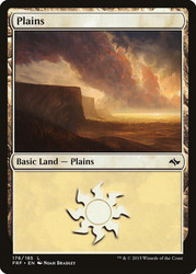 Plains (#176)\nFate Reforged\nSingle\nMagic The Gathering