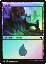 Island (#255)\nDragons of Tarkir\nSingle\nMagic The Gathering