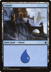 Island (#255)\nDragons of Tarkir\nSingle\nMagic The Gathering