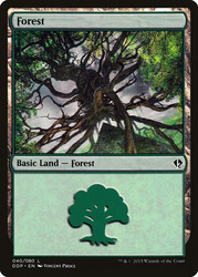 Forest (#40)\nDuel Decks: Zendikar vs. Eldrazi\nSingle\nMagic The Gathering