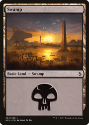 Swamp (#262)\nAmonkhet\nSingle\nMagic The Gathering