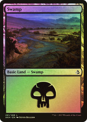Swamp (#261)\nAmonkhet\nSingle\nMagic The Gathering