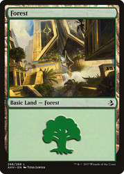 Forest (#268)\nAmonkhet\nSingle\nMagic The Gathering