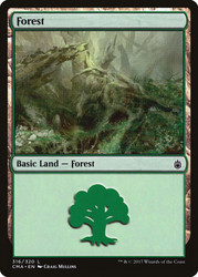 Forest (#316)\nCommander Anthology\nSingle\nMagic The Gathering