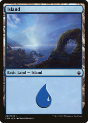 Island (#293)\nCommander Anthology\nSingle\nMagic The Gathering