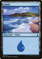 Island (#295)\nCommander Anthology\nSingle\nMagic The Gathering