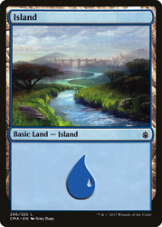Island (#296)\nCommander Anthology\nSingle\nMagic The Gathering